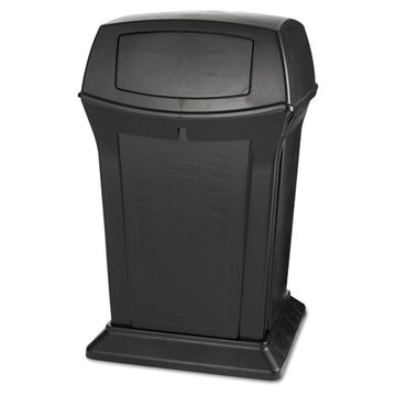 Rubbermaid® Commercial Ranger Fire-safe Container, Square, Structural Foam, 45 Gal, Black freeshipping - TVN Wholesale